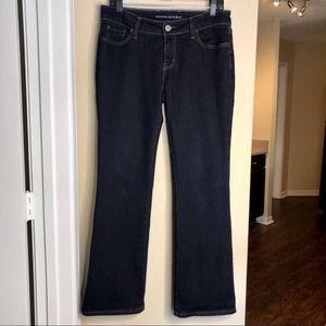 BANANA REPUBLIC 🍌 WOMENS FLARE DARK BLUE JEANS